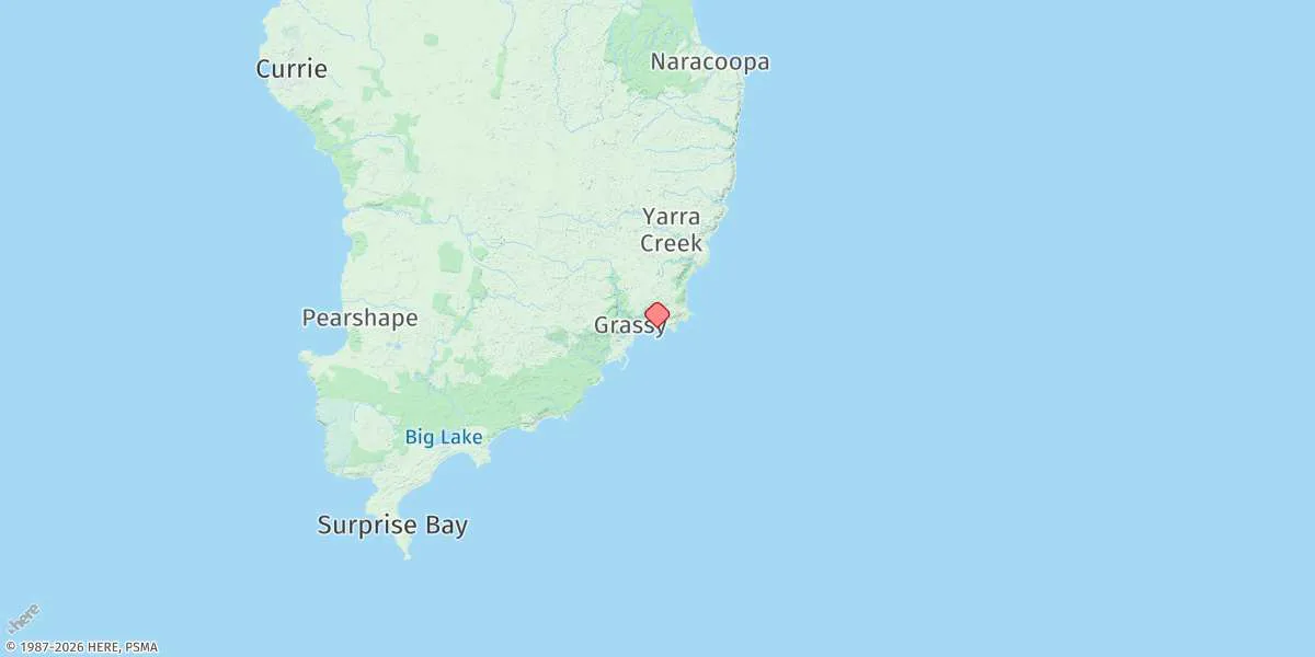 Map preview for King Island (Grassy)