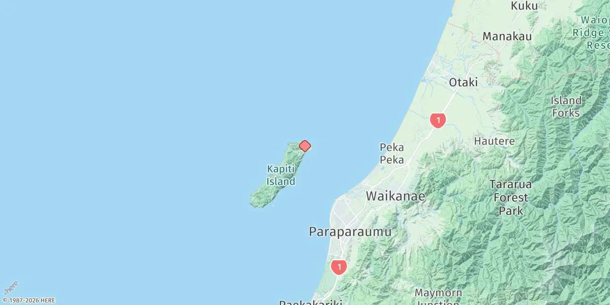 Map preview for Waiorua Bay