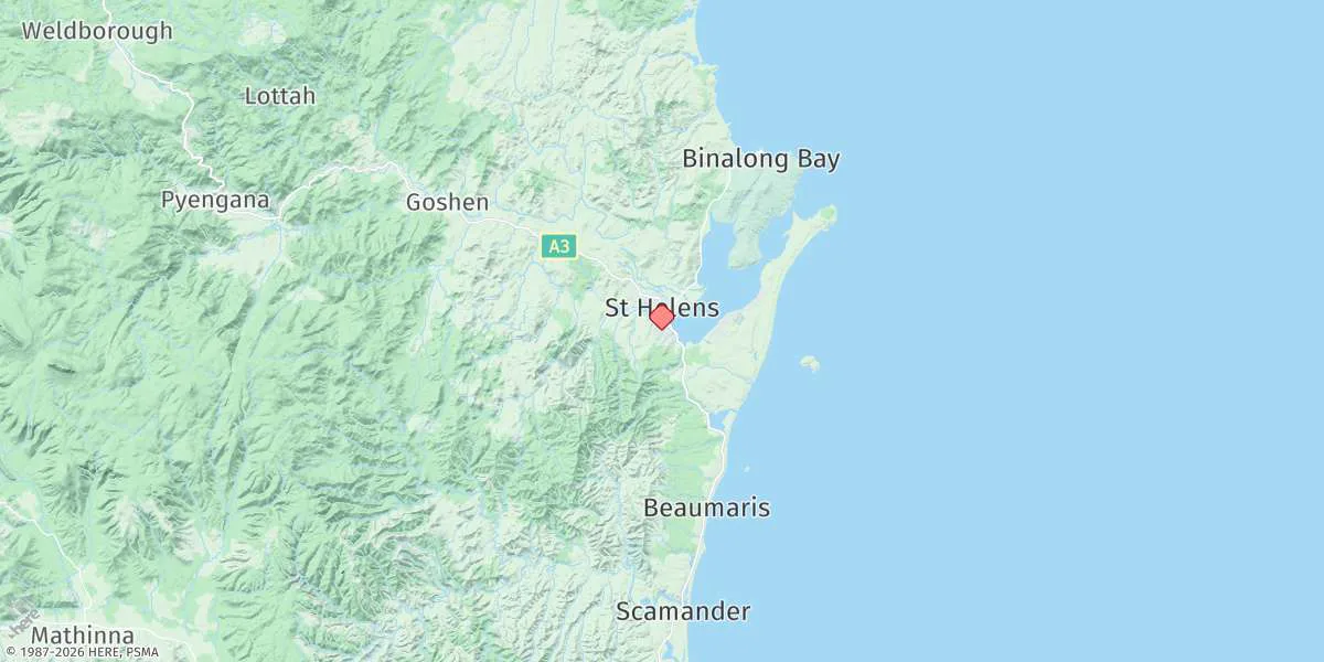 Map preview for St Helens
