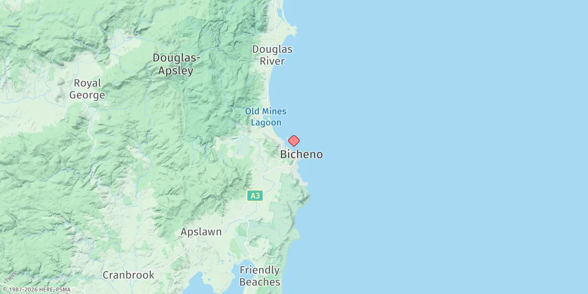 Map preview for Bicheno
