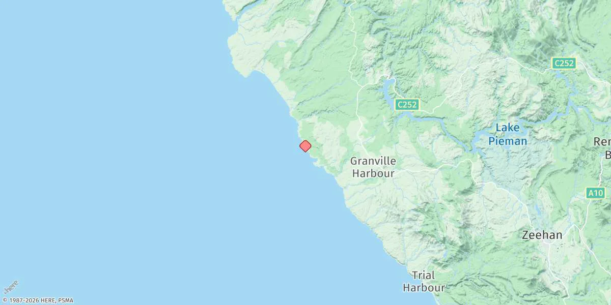 Map preview for Granville Harbour
