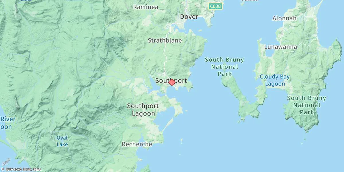 Map preview for Southport Jetty