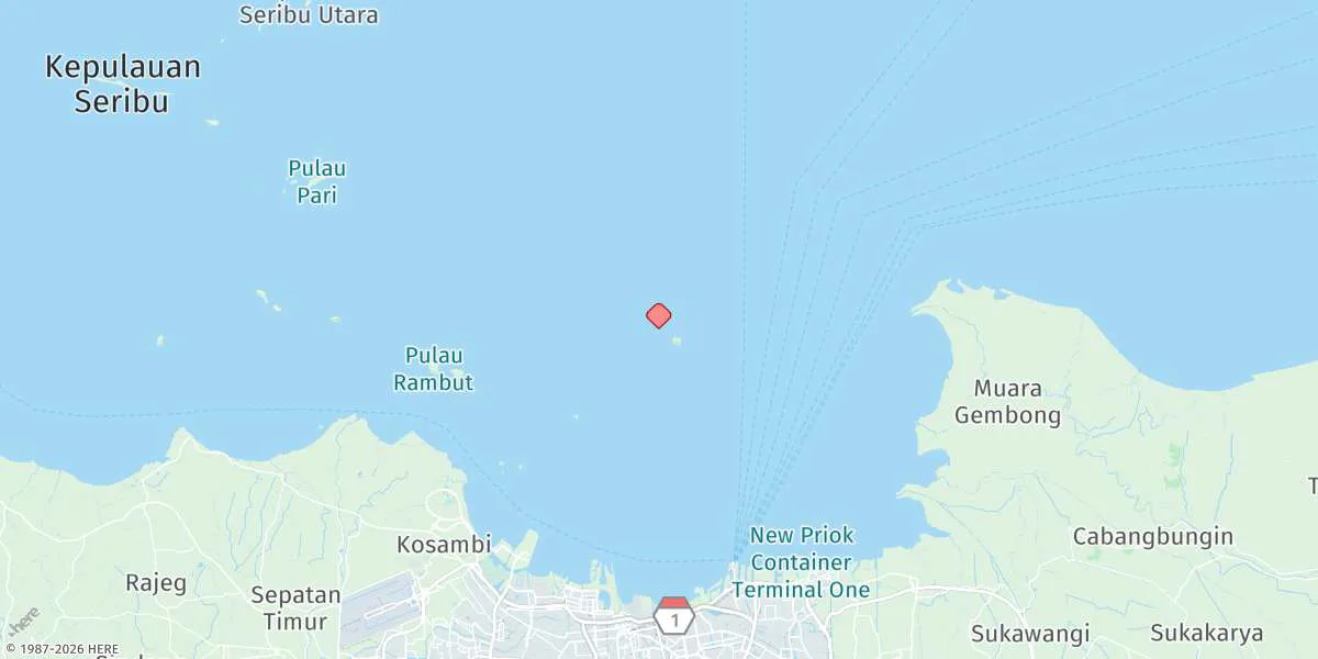 Map preview for Pulau Damar Besar
