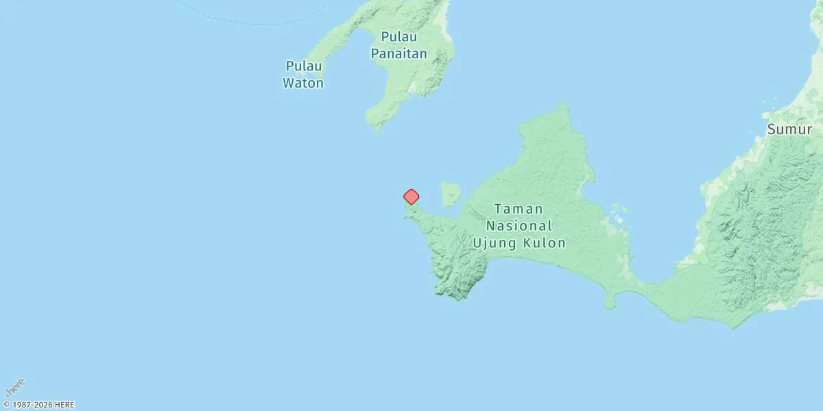 Map preview for Tanjung Layar