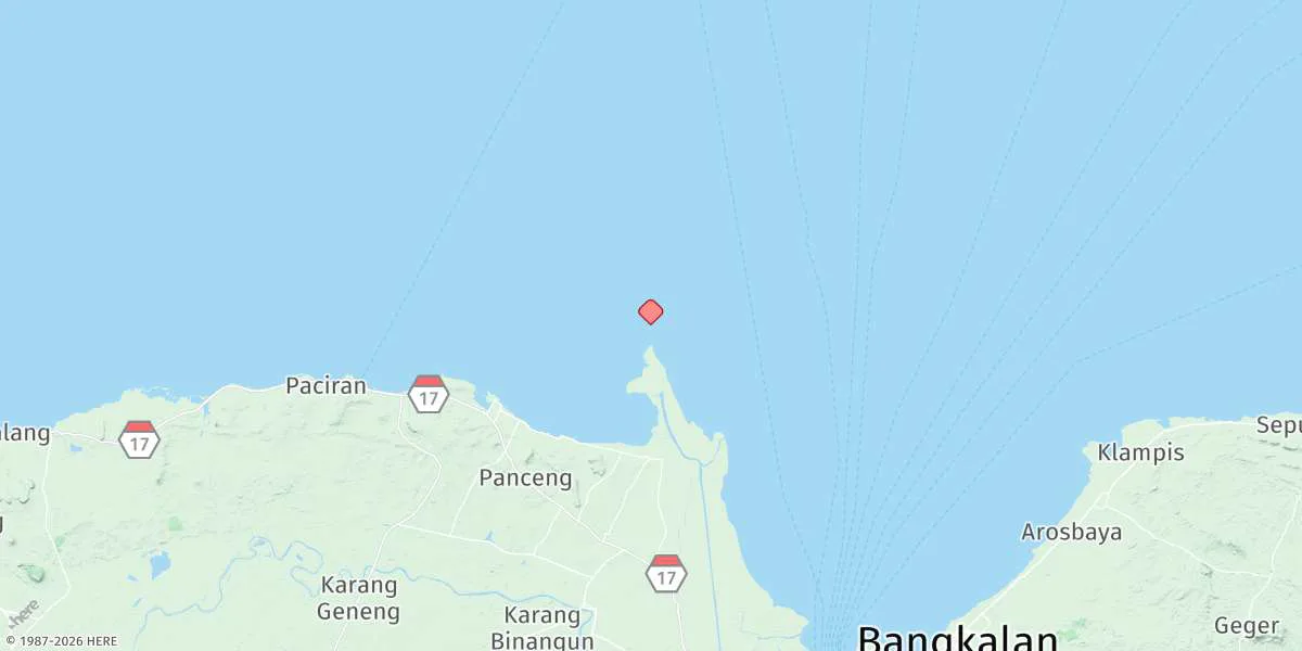 Map preview for Ujung Pangkah