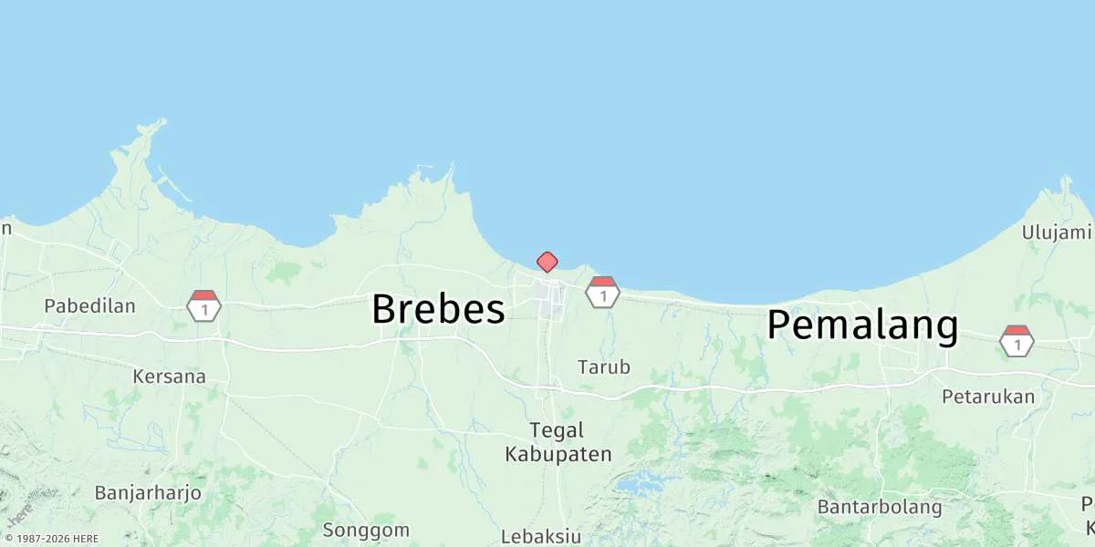Map preview for Tegal