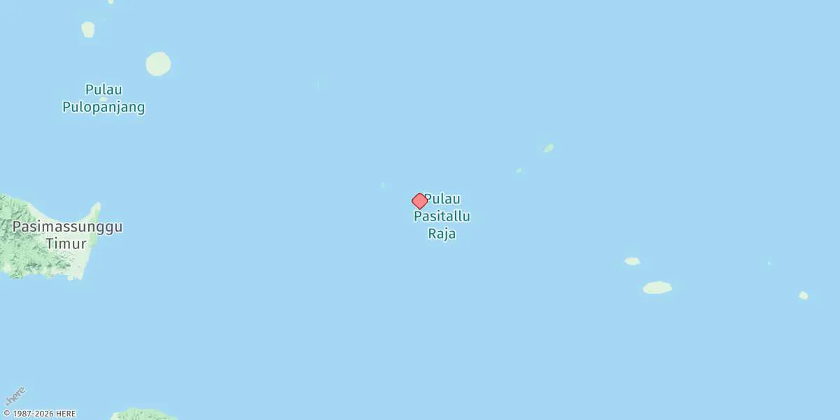 Map preview for Pulau Tengah