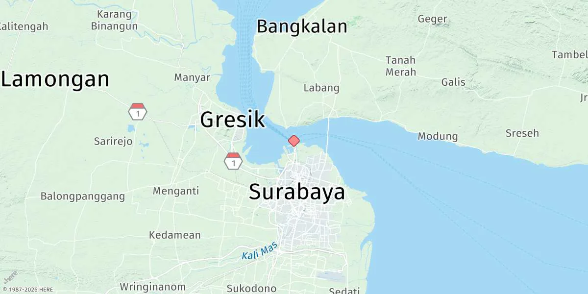 Map preview for Surabaya (Tanjungperak)