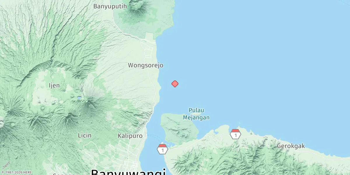 Map preview for Pulau Tabuan