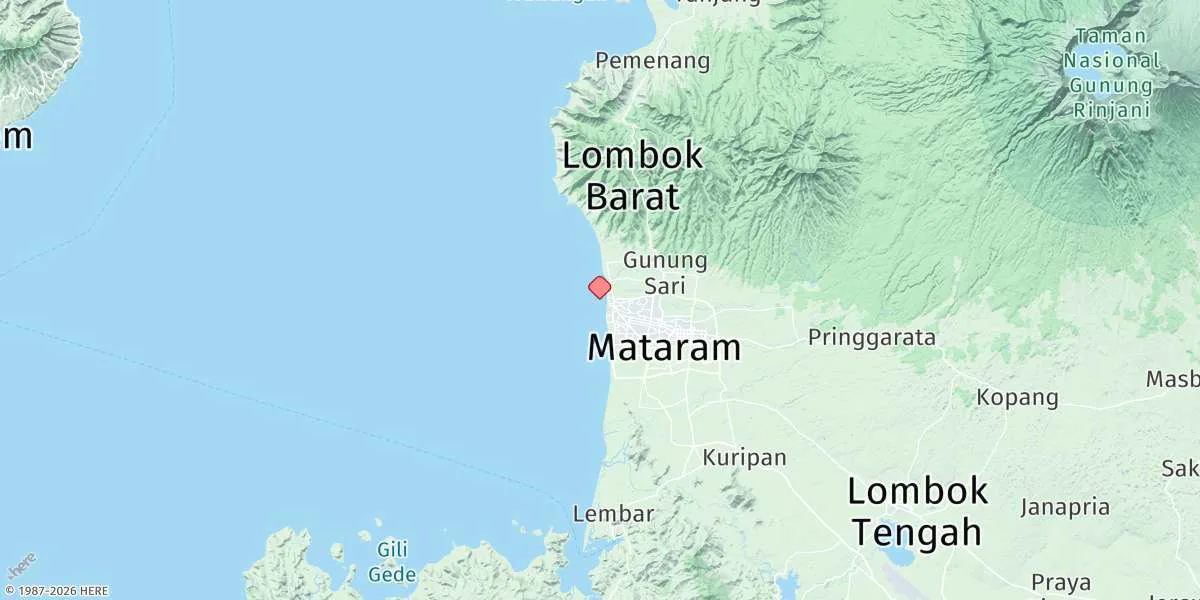 Map preview for Ampenan