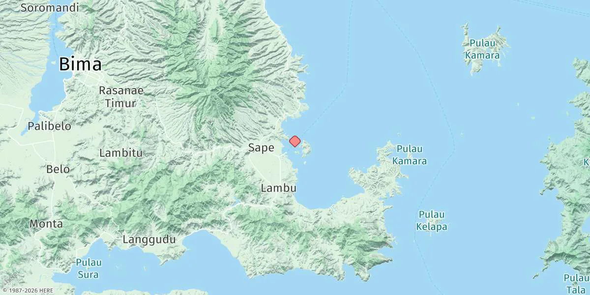 Map preview for Teluk Sape