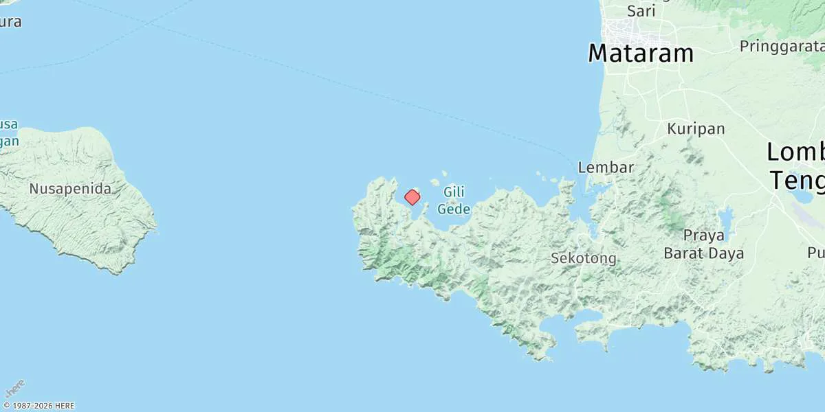 Map preview for Tanjung Pandanan