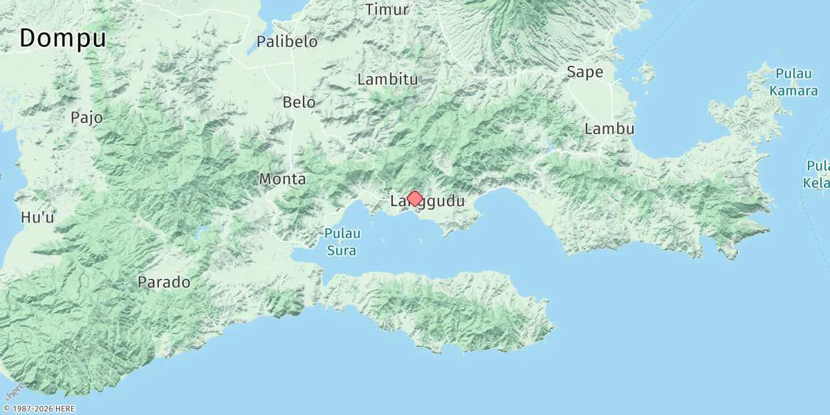 Map preview for Teluk Waworada
