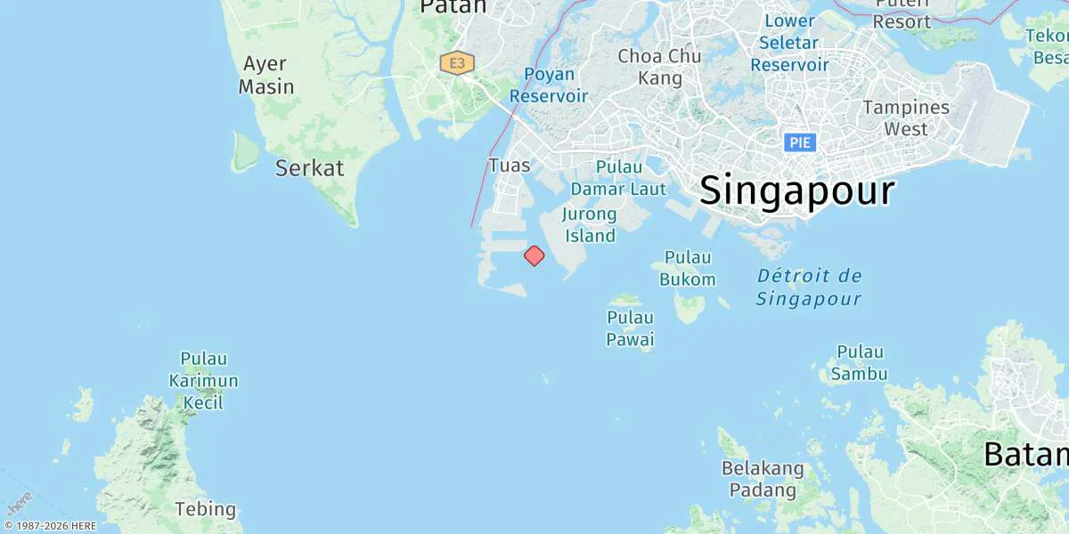 Map preview for Sultan Shoal Lighthouse