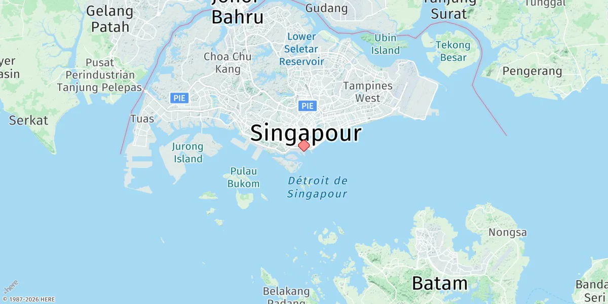 Map preview for Singapore (Tanjong Pagar)