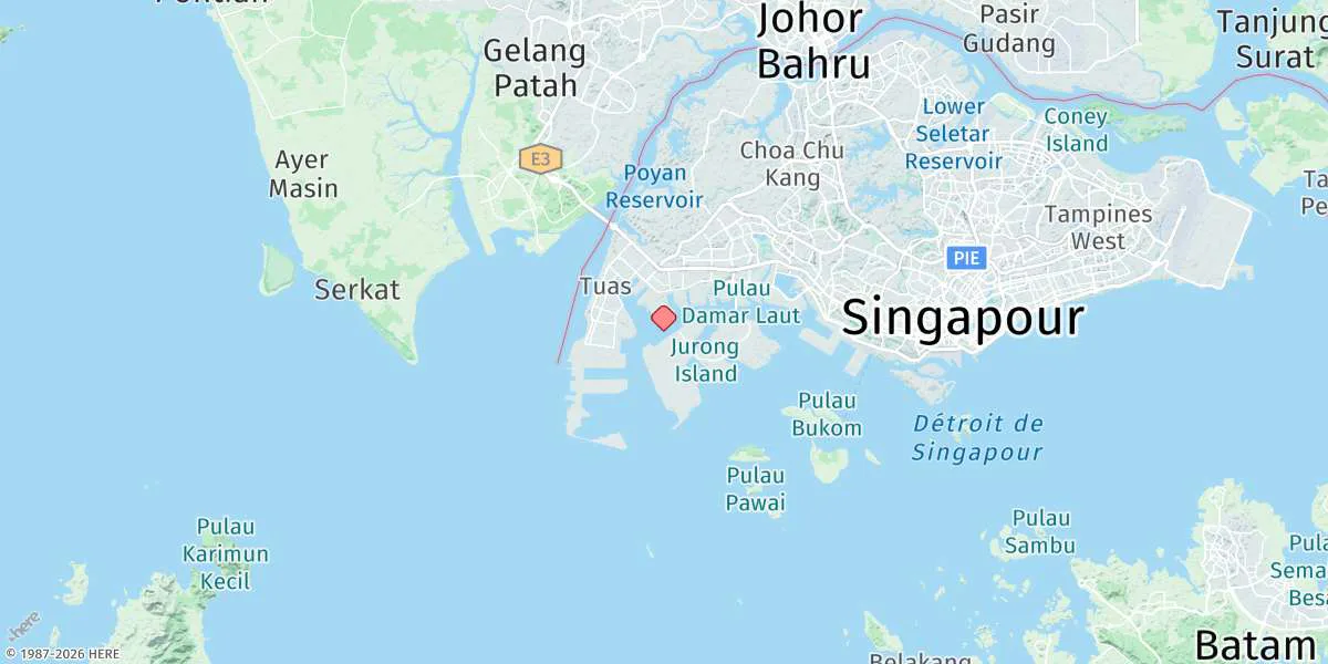 Map preview for Tuas
