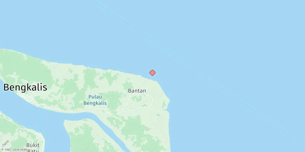 Map preview for Tanjung Parit