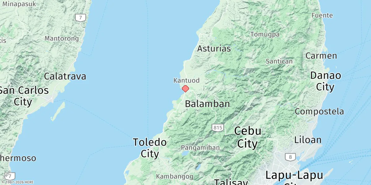 Map preview for Balamban Bay