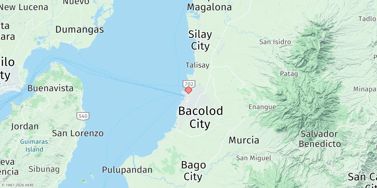 Map preview for Bacolod