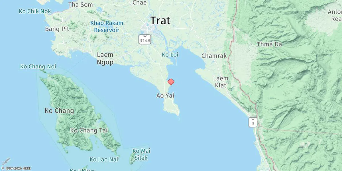 Map preview for Ao Muang Trat