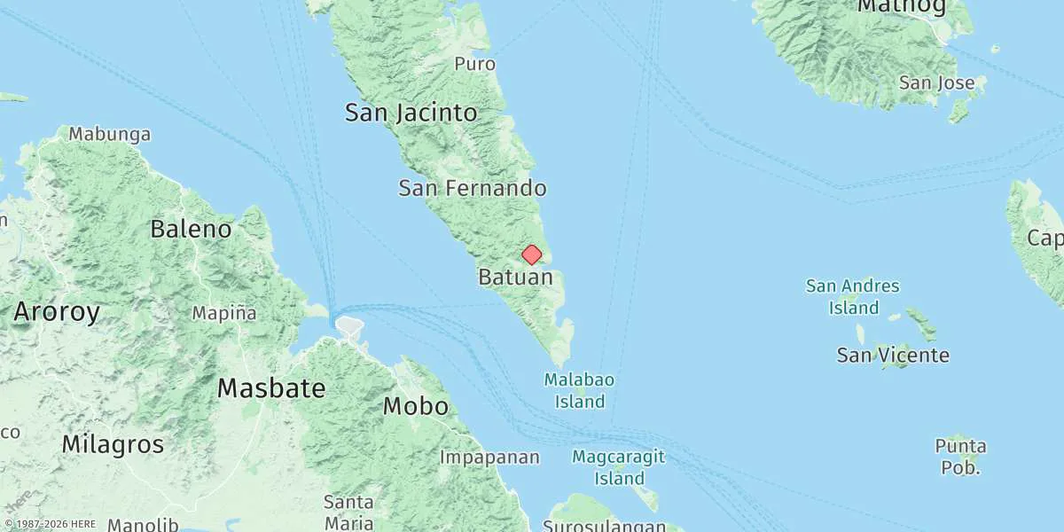 Map preview for Batuan Bay