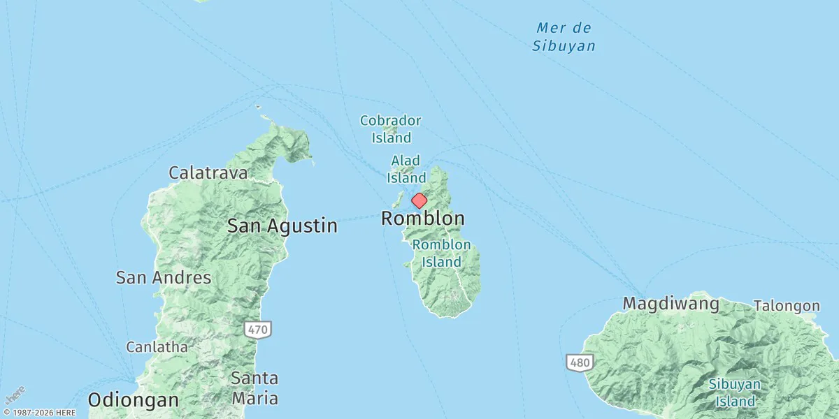 Map preview for Romblon Island