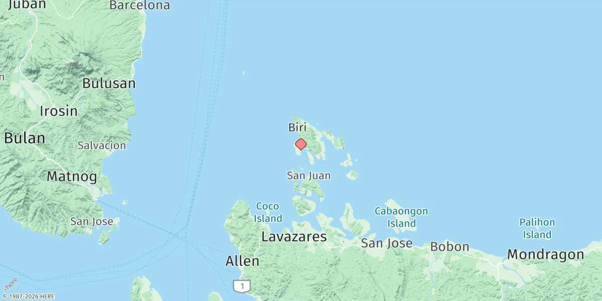 Map preview for Biri Island