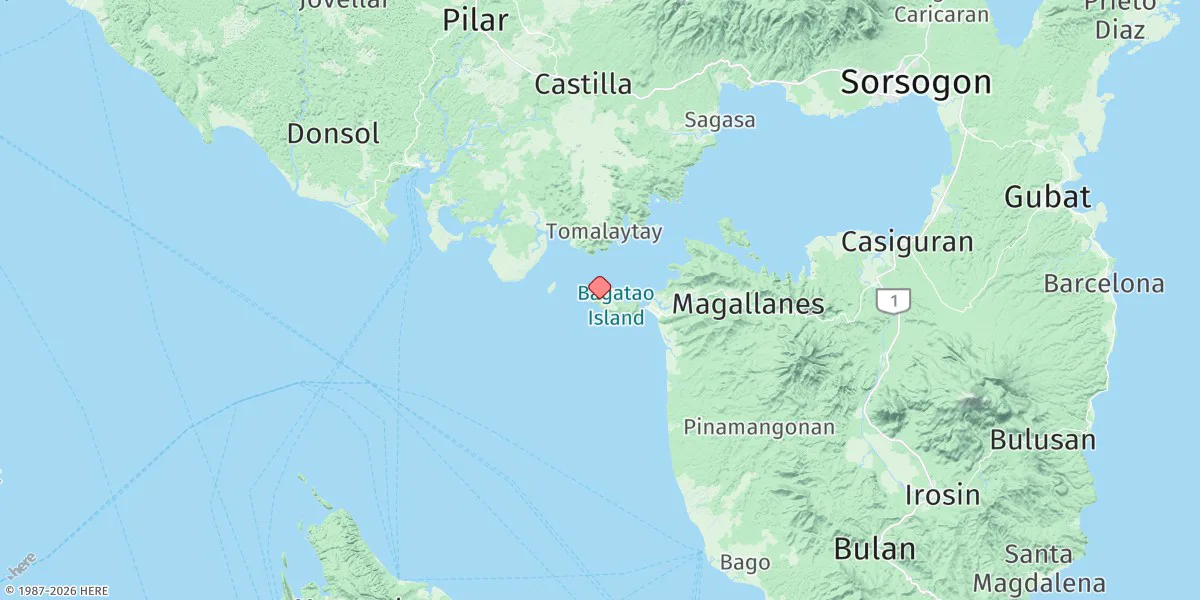 Map preview for Bagatao Island