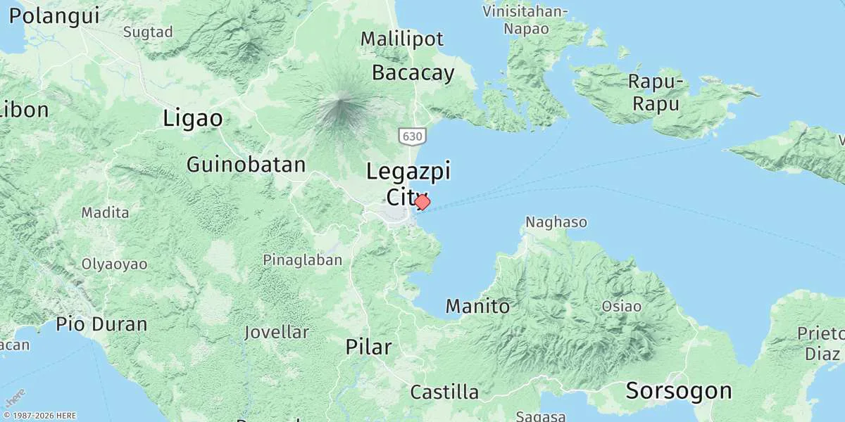 Map preview for Legaspi