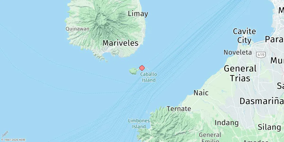 Map preview for Corregidor Island
