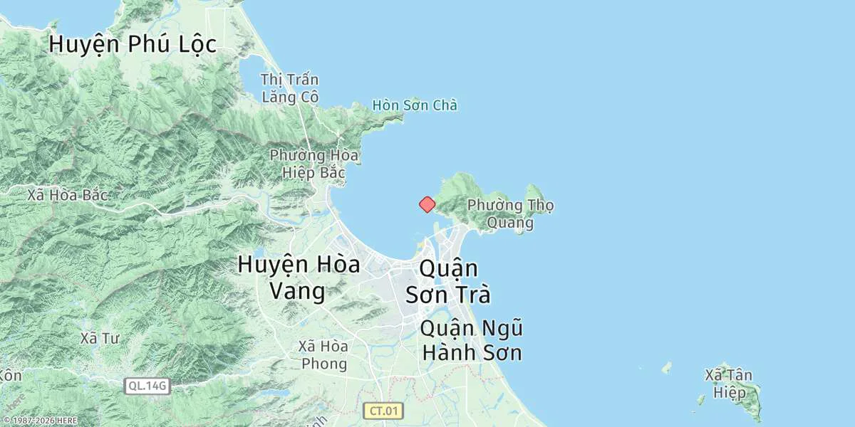 Map preview for Da Nang