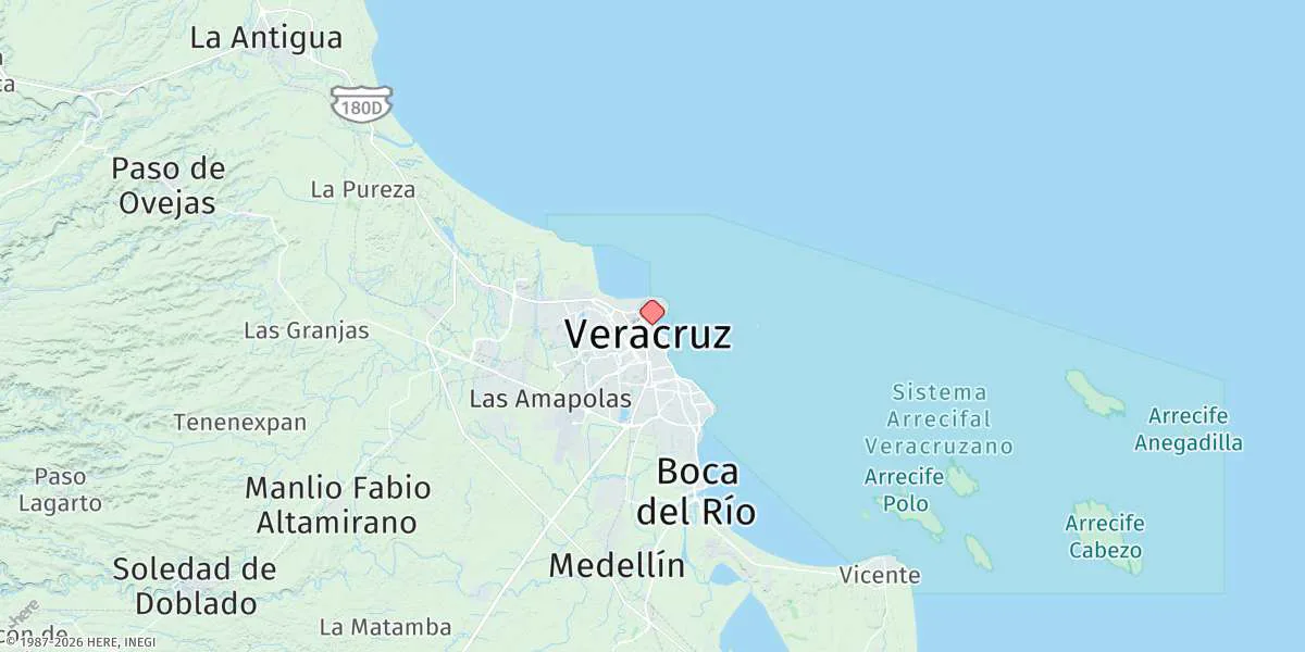 Map preview for Veracruz-b,ver.