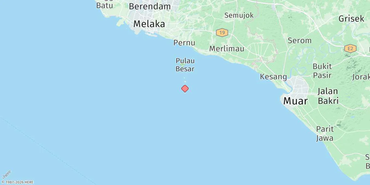 Map preview for Pulau Undan