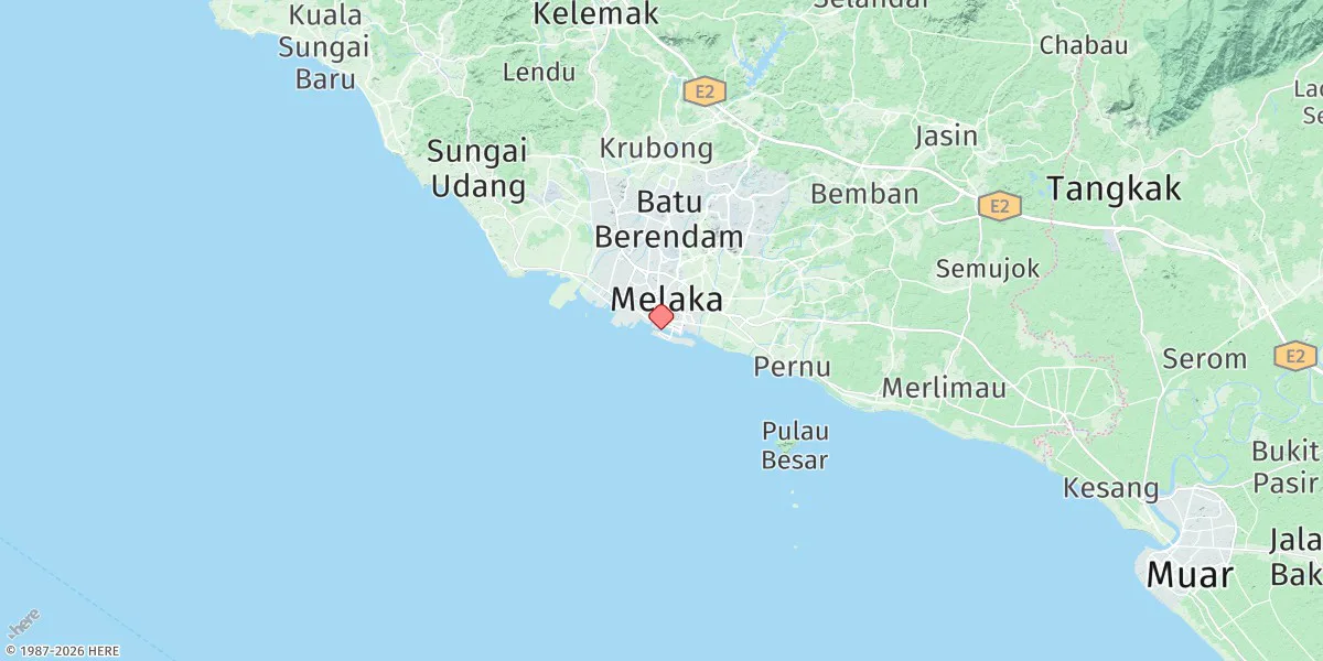 Map preview for Melaka