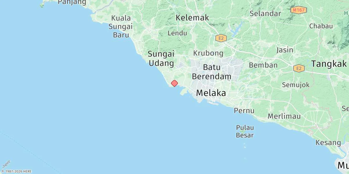 Map preview for Tanjung Keling