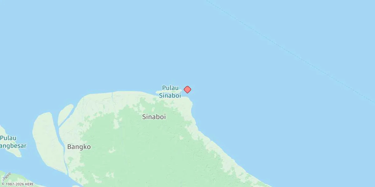 Map preview for Tanjung Sinaboi
