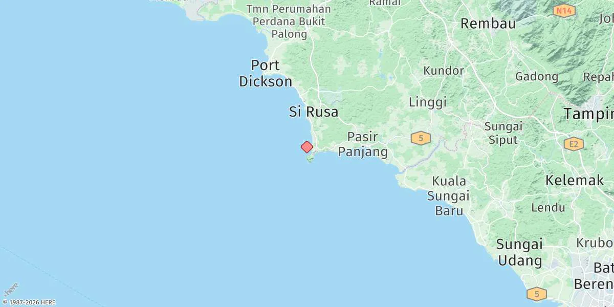 Map preview for Cape Rachado