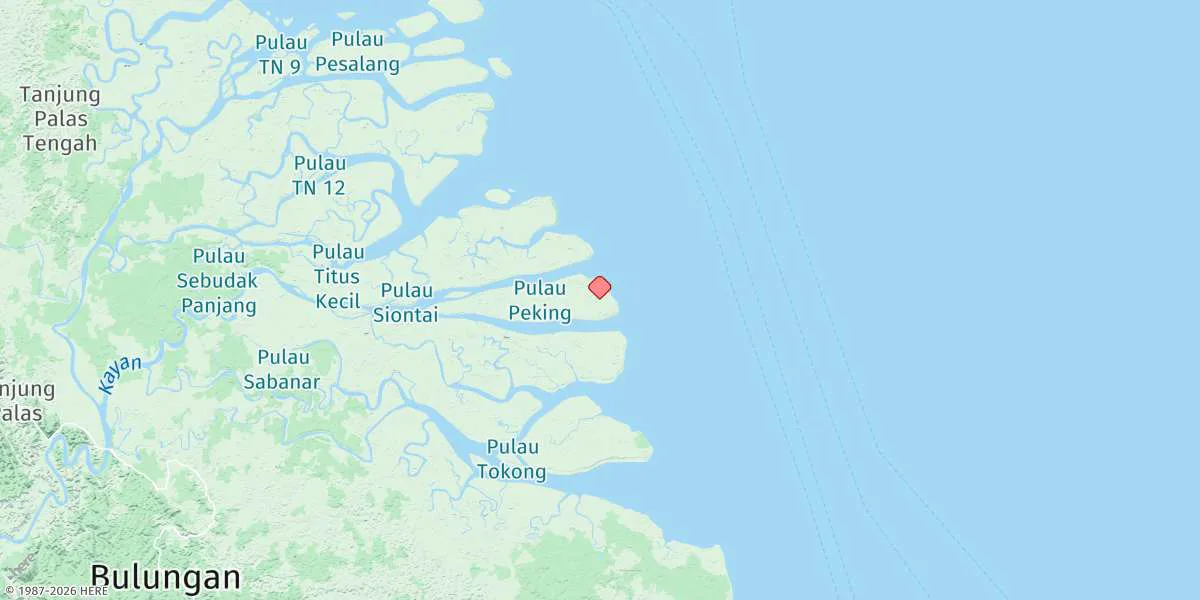 Map preview for Muara Biwan