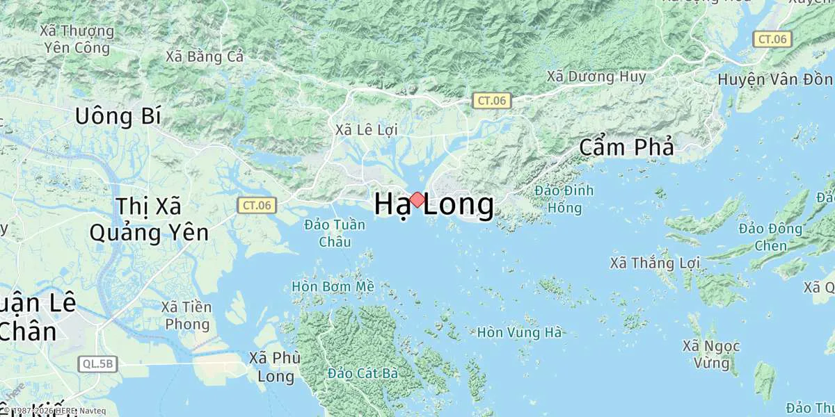 Map preview for Hon Gay