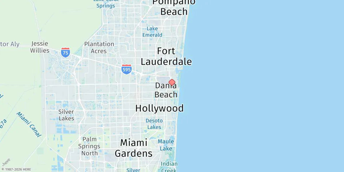 Map preview for Port Laudania, Dania Cut-off Canal