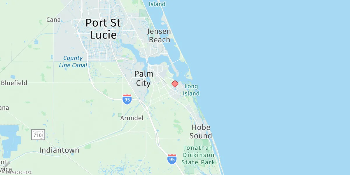 Map preview for Port Salerno, Manatee Pocket