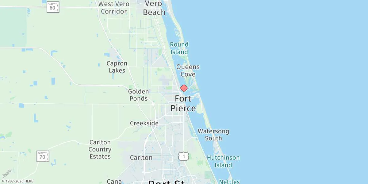 Map preview for North Beach Causeway