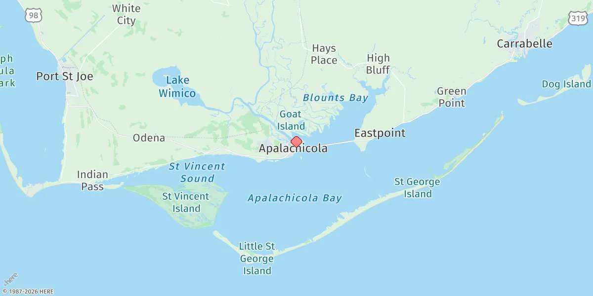 Map preview for Apalachicola