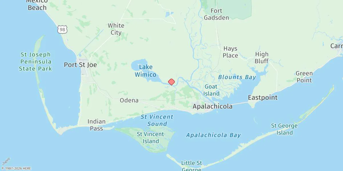 Map preview for Huckleberry Landing, Jackson River