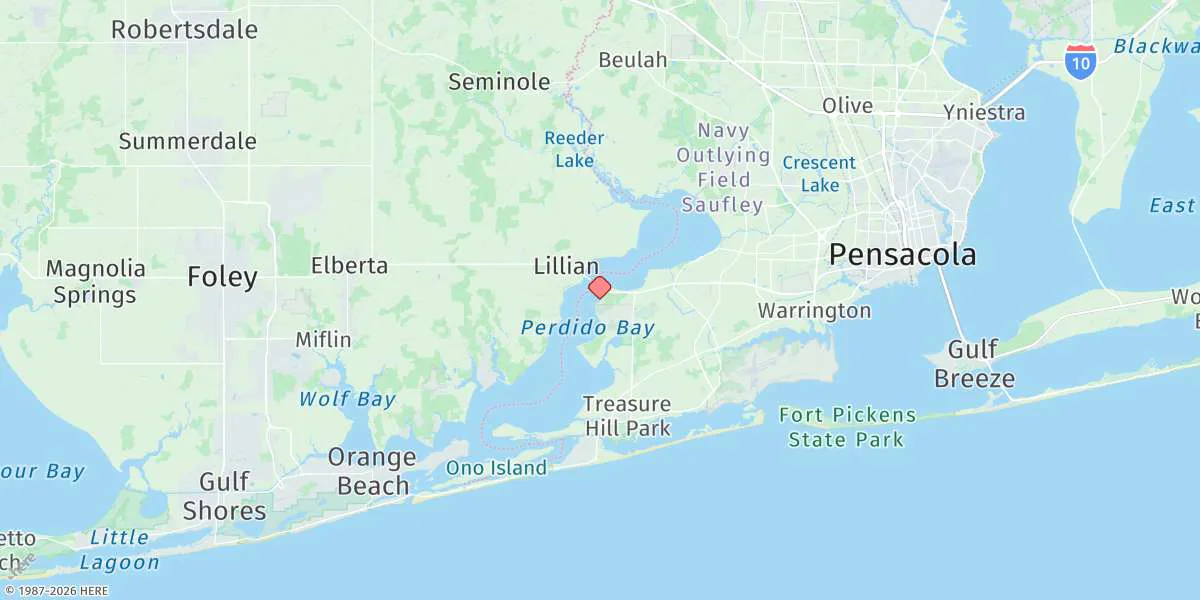 Map preview for Nix Point, Perdido Bay