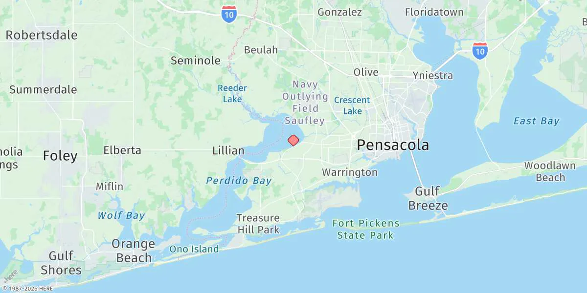 Map preview for Millview, Perdido Bay