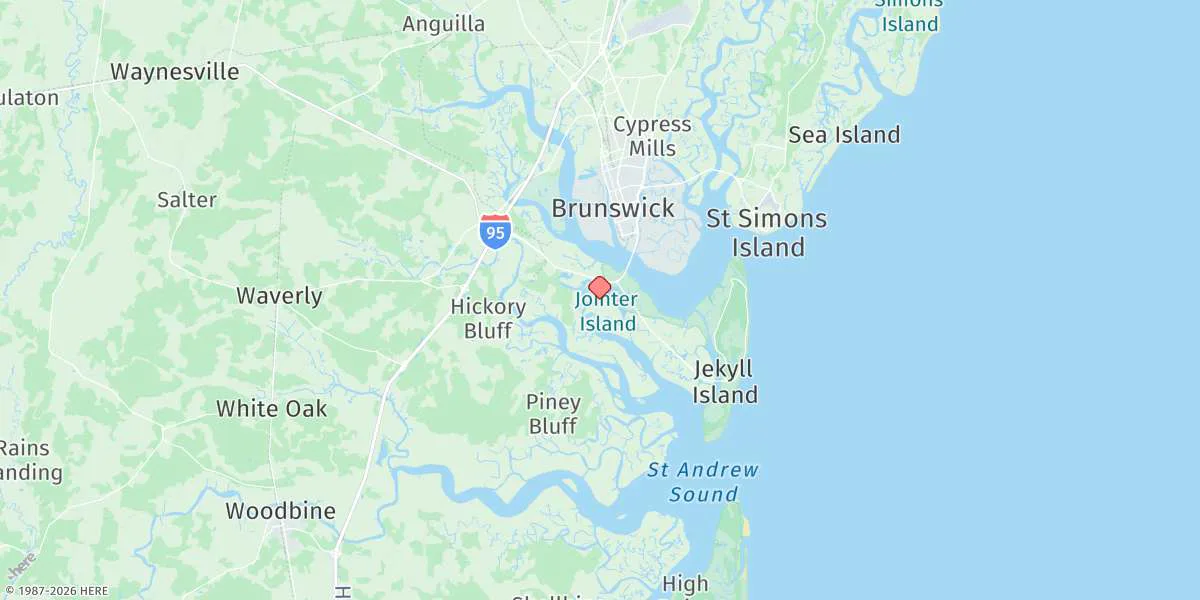 Map preview for Jointer Island, Jointer Creek