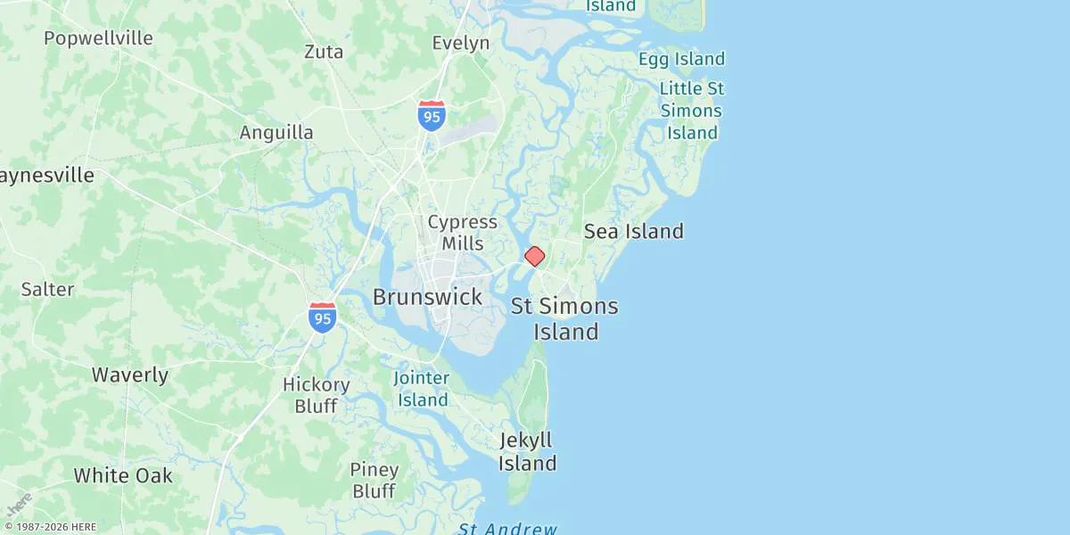 Map preview for Frederick River Bridge
