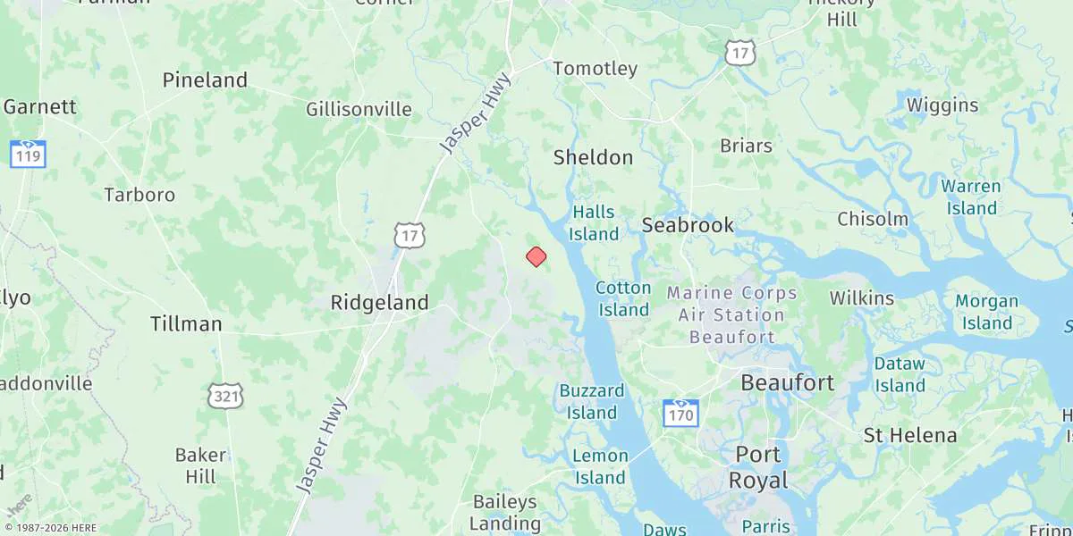 Map preview for Pilot Island, West Branch Boyds Creek