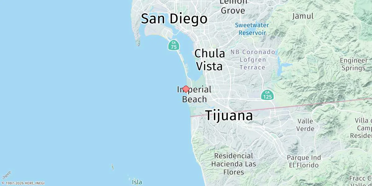 Map preview for Imperial Beach